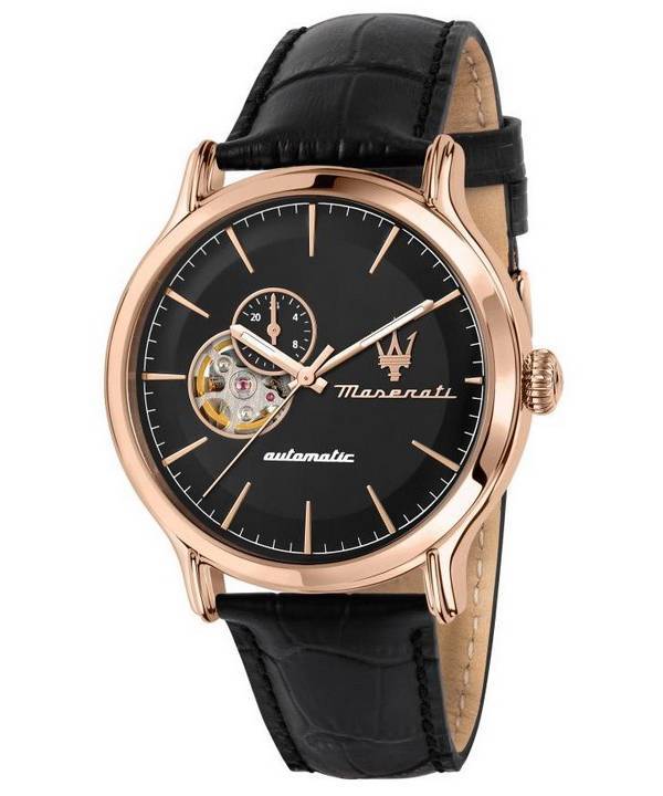 Maserati Epoca Black Open Heart Dial Automatisk R8821118009 100M herreur