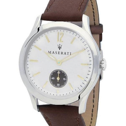 Maserati Tradizione White Dial Quartz R8851125001 Herreur