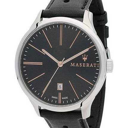 Maserati Attrazione Black Dial Quartz R8851126003 100M Herreur