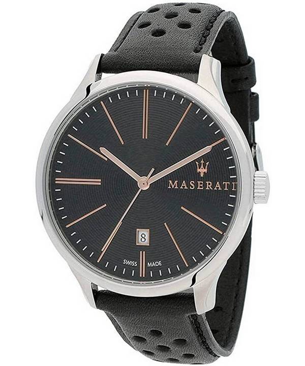 Maserati Attrazione Black Dial Quartz R8851126003 100M Herreur