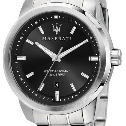 Maserati Successo Black Dial Rustfrit Stål Quartz R8853121006 Herreur