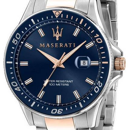 Maserati Potenza Blue Dial Rustfrit StÃ¥l Quartz R8853108005 100M herreur