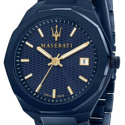 Maserati Potenza Grey Dial Rustfrit StÃ¥l Quartz R8853108007 100M herreur