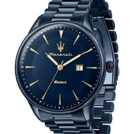 Maserati Tradizione Solar Blue Dial Quartz R8853146003 100M herreur