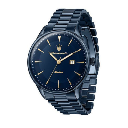 Maserati Tradizione Solar Blue Dial Quartz R8853146003 100M herreur