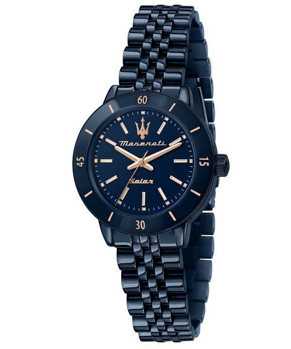 Maserati rustfrit stål Blue Dial Solar R8853149501 dameur