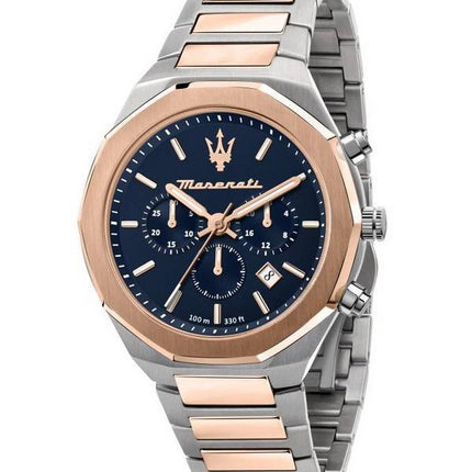 Maserati Stile Chronograph Blue Dial Quartz R8873642002 100M herreur