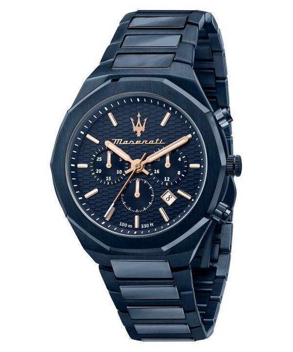 Maserati Stile Chronograph Blue Dial Quartz R8873642008 100M herreur