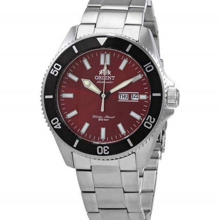 Orient rød urskive rustfrit stål automatisk RA-AA0915R19B 200M herreur