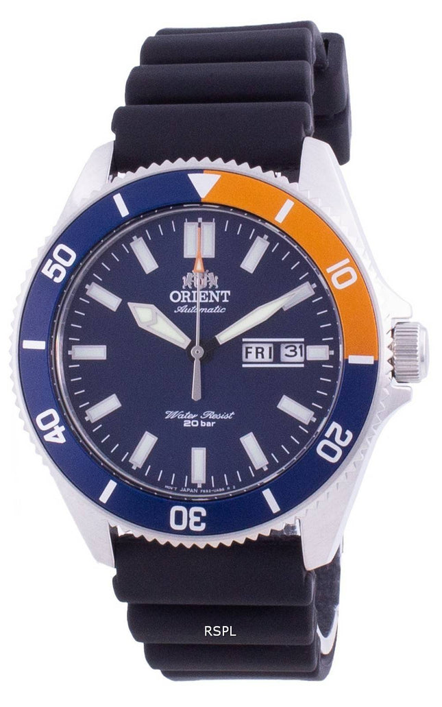 Orient Blue Dial Silikonarmband Automatik RA-AA0916L19B 200M Herrenuhr