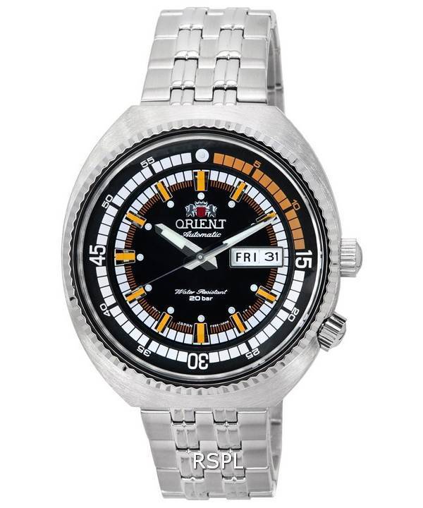 Orient Neo Classic Sport Black Dial Automatisk dykker RA-AA0E05B19B RA-AA0E05B39B 200M herreur