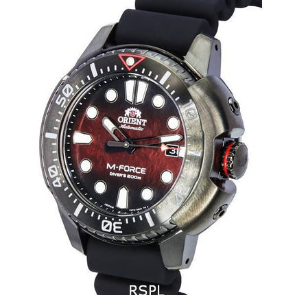 Orient M-Force Limited Edition Red Dial Automatic Diver's RA-AC0L09R00B 200M herreur