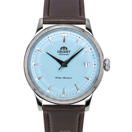 Orient Bambino Limited Edition læderrem lyseblå urskive automatisk RA-AC0M14L herreur