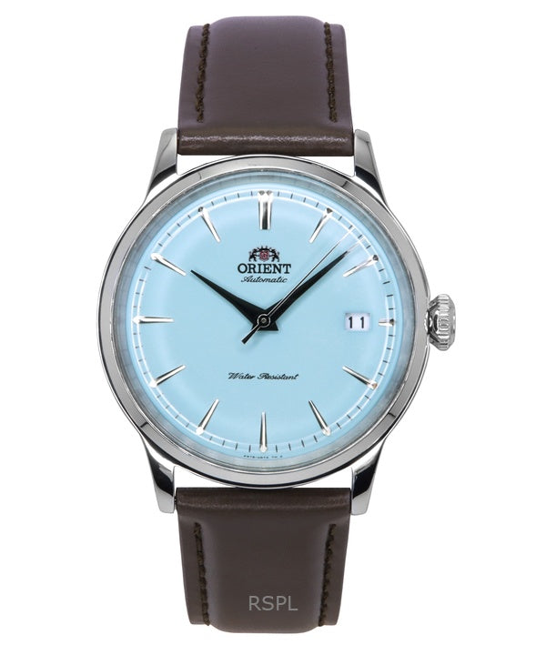 Orient Bambino Limited Edition læderrem lyseblå urskive automatisk RA-AC0M14L herreur