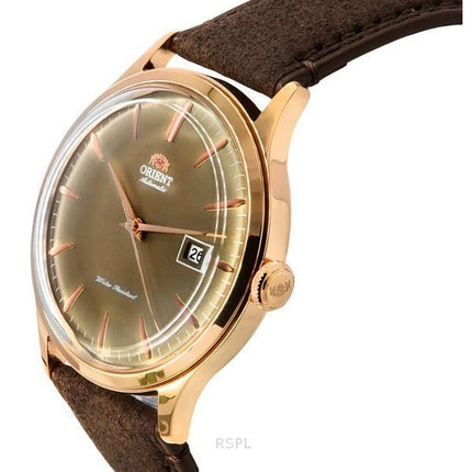 Orient Bambino Version 4 Læderrem Bronze Urskive Automatisk RA-AC0P04Y10B herreur