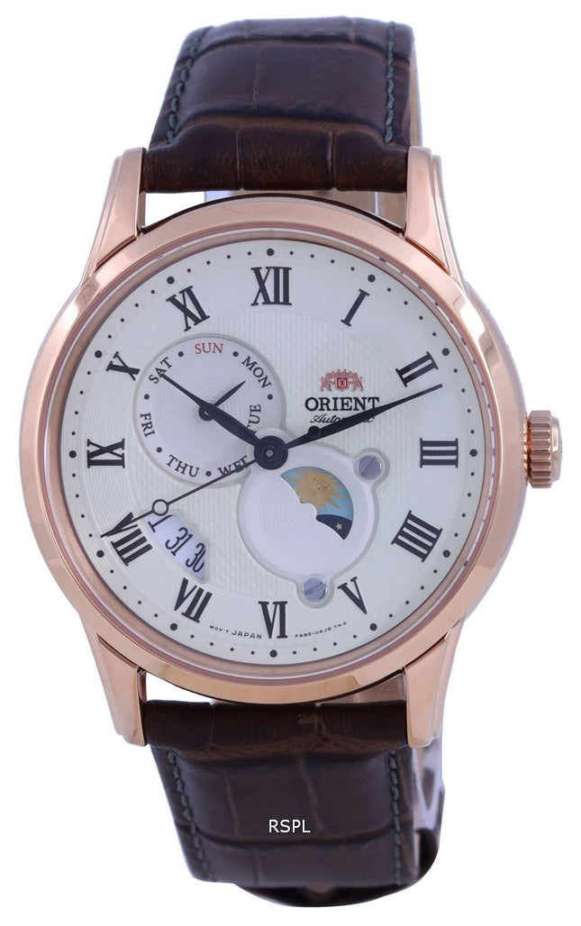 Orient Classic Sun & Moon Champagne Dial Automatisk RA-AK0007S10B Herreur