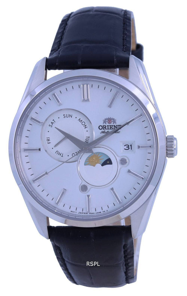 Orient Classic Sun And Moon White Dial Automatisk RA-AK0310S10B RA-AK0310S30B herreur