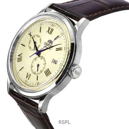 Orient Classic Bambino Version 8 Læderrem Beige Urskive Automatisk RA-AK0702Y herreur