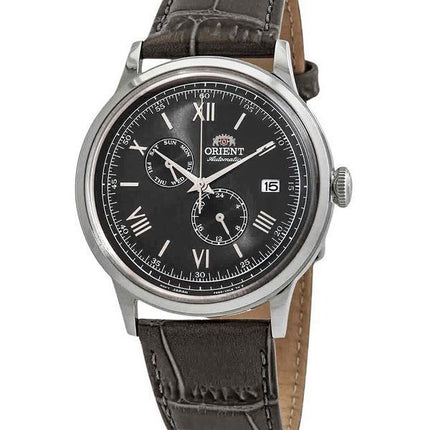 Orient Bambino Version 8 klassisk læderrem Grå skive Automatisk RA-AK0704N10B herreur