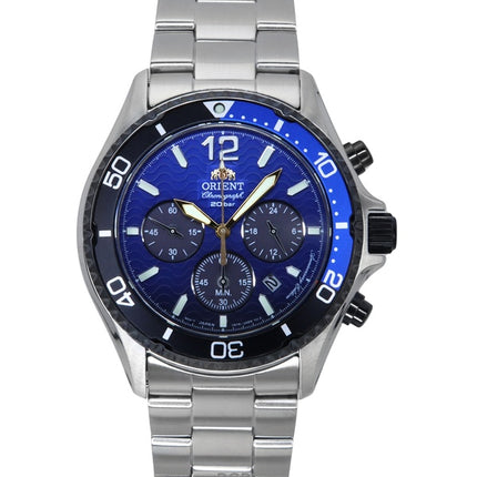 Orient Sports 20-års jubilæum Limited Edition Blue Gradation Dial Quartz Diver&#39,s RA-TX0208L 200M herreur