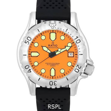 Ratio FreeDiver Professional Sapphire Orange Dial Automatisk RTF017 500M herreur