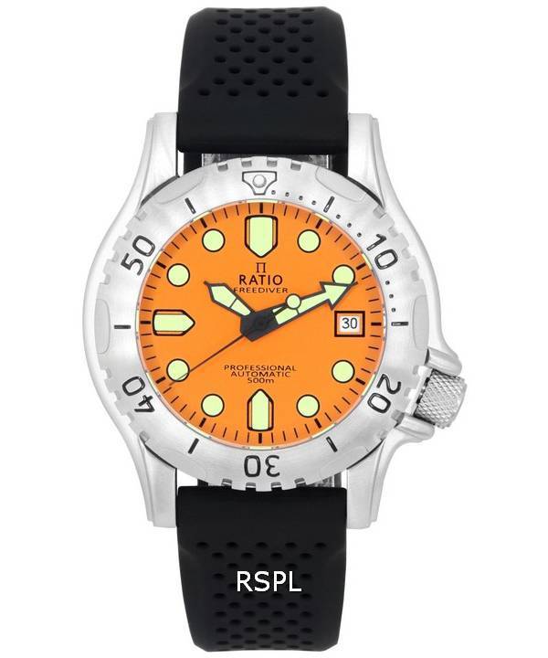 Ratio FreeDiver Professional Sapphire Orange Dial Automatisk RTF017 500M herreur