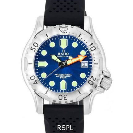 Ratio FreeDiver Professional Sapphire Blue Sunray Dial Automatisk RTF019 500M herreur