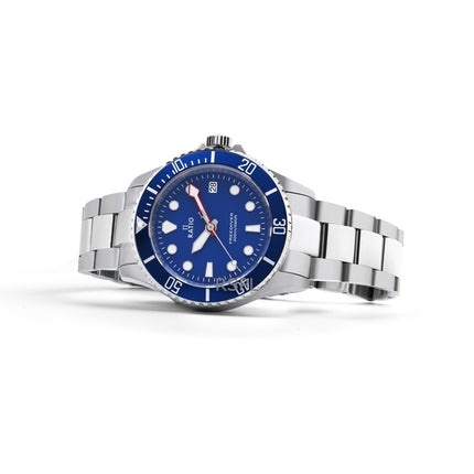 Ratio FreeDiver Sapphire Rustfrit Stål Blue Dial Quartz RTF033 200M herreur