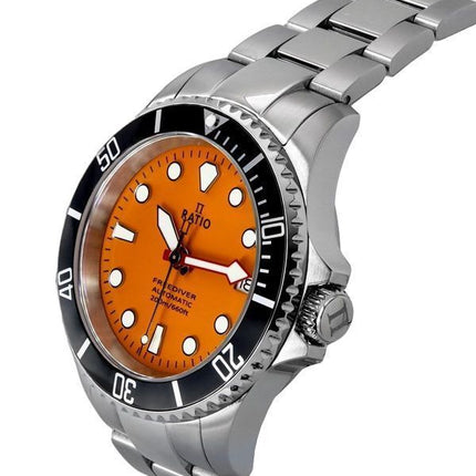 Ratio FreeDiver Sapphire Rustfrit StÃ¥l Orange Urskive Automatisk RTF045 200M herreur