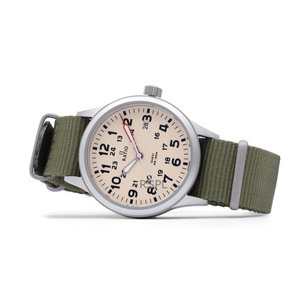 Ratio Quest Herre Field Watch Sapphire Nylon Strap Quartz RTQ011 100M Lewis And Clark Edition