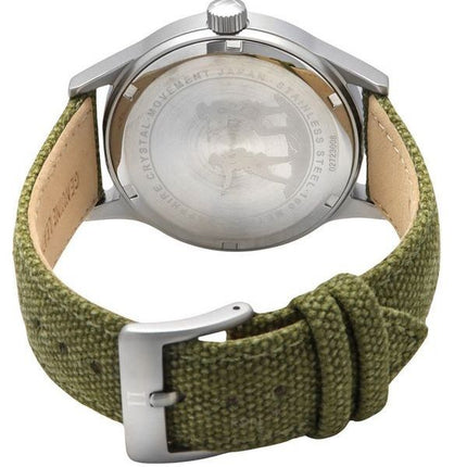 Ratio Quest Herre Field Watch Sapphire Canvas Strap Quartz RTQ027 100M Lewis And Clark Edition