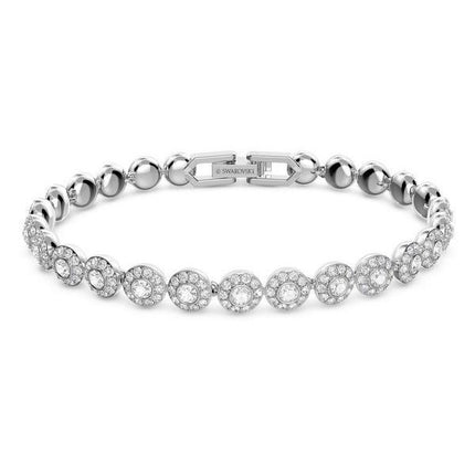 Swarovski Una Angelic klare krystAlleer og rhodineret tennisarmbånd 5071173 til kvinder