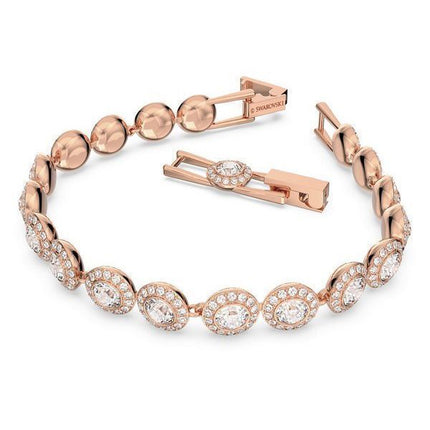 Swarovski Una Angelic klare krystAlleer og roseguld tonebelagt tennisarmbånd 5240513 til kvinder