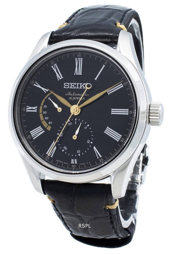 Seiko automatiske varsle "Urushi" 29 juveler magt Reserve SARW013 Herreur