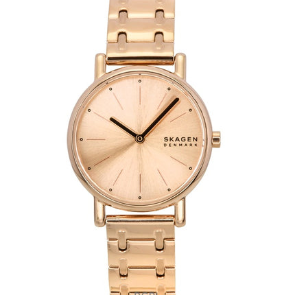 Skagen Signature Lille Rose Guld Tone Rustfrit Stål Rose Guld Urskive Quartz SKW3125 Dameur