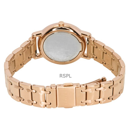 Skagen Signature Lille Rose Guld Tone Rustfrit Stål Rose Guld Urskive Quartz SKW3125 Dameur