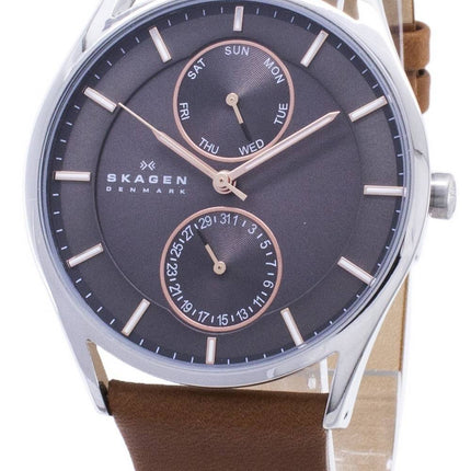 Skagen Holst multifunktions rustfrit stål kvarts SKW6086 Herreur