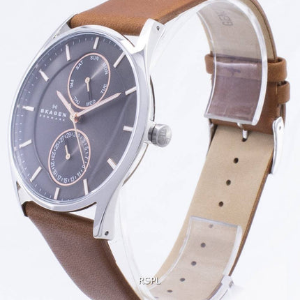 Skagen Holst multifunktions rustfrit stål kvarts SKW6086 Herreur