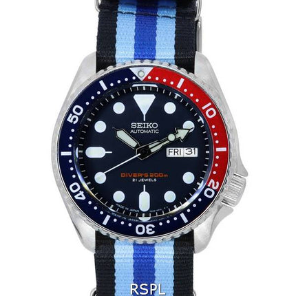 Seiko Blue Dial Automatic Diver's SKX009J1-var-NATO20 200M herreur