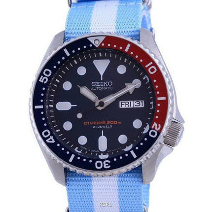 Seiko Automatic Diver's Polyester Japan Made SKX009J1-var-NATO24 200M Herreur