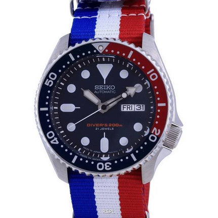 Seiko Automatic Diver's Polyester Japan Made SKX009J1-var-NATO25 200M Herreur