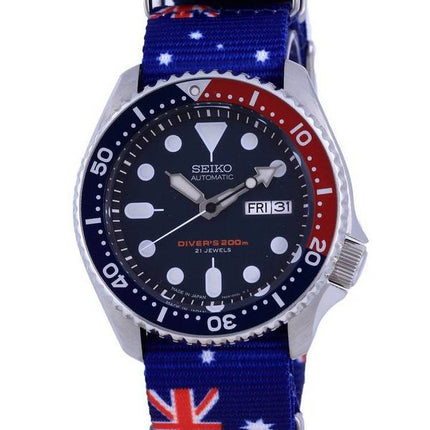 Seiko Automatic Diver's Polyester Japan Made SKX009J1-var-NATO30 200M Herreur