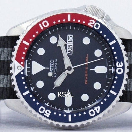 Seiko automatiske dykkerens 200M NATO rem SKX009K1-NATO1 Herreur