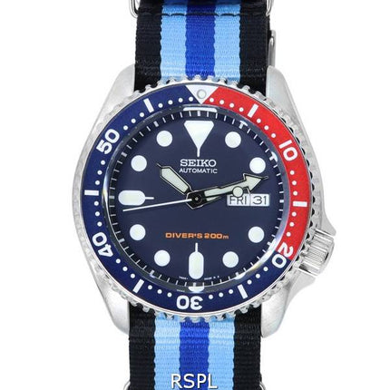 Seiko Blue Dial Automatic Diver's SKX009K1-var-NATO20 200M herreur