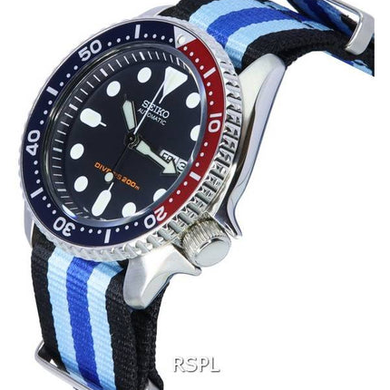 Seiko Blue Dial Automatic Diver's SKX009K1-var-NATO20 200M herreur