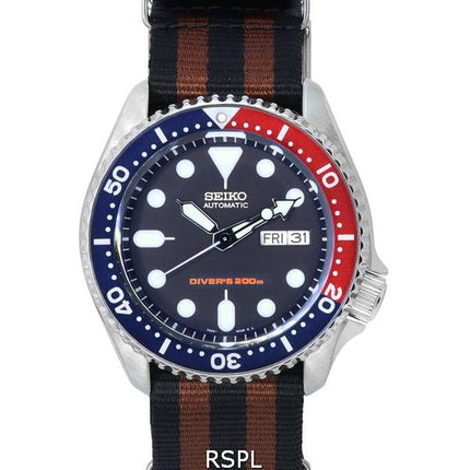 Seiko Blue Dial Automatic Diver's SKX009K1-var-NATO22 200M herreur