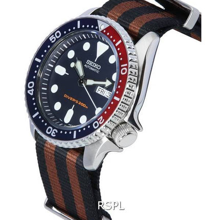 Seiko Blue Dial Automatic Diver's SKX009K1-var-NATO22 200M herreur