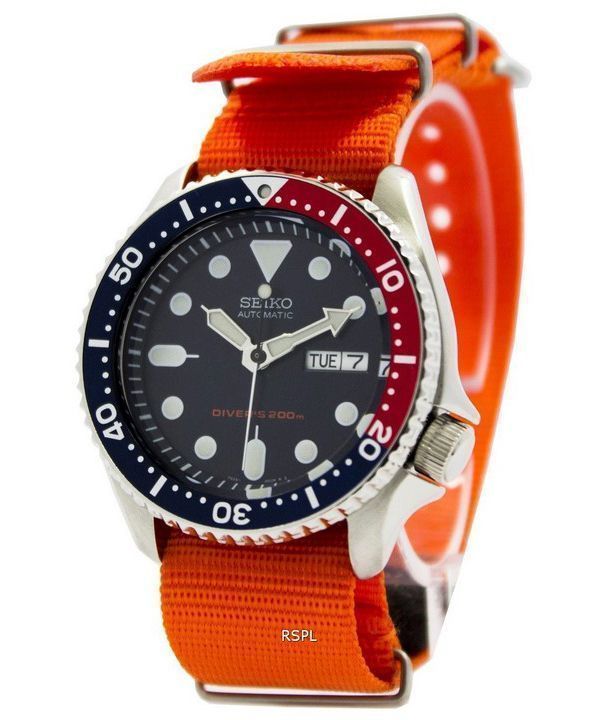 Seiko Automatic Diver's 200M NATO Strap SKX009K1-NATO7 Men's Watch