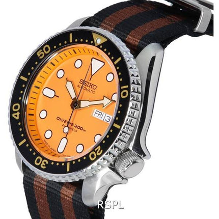 Seiko Orange Dial Automatic Diver's SKX011J1-var-NATO22 200M herreur