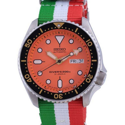 Seiko Automatic Diver's Japan Made Polyester SKX011J1-var-NATO23 200M Herreur